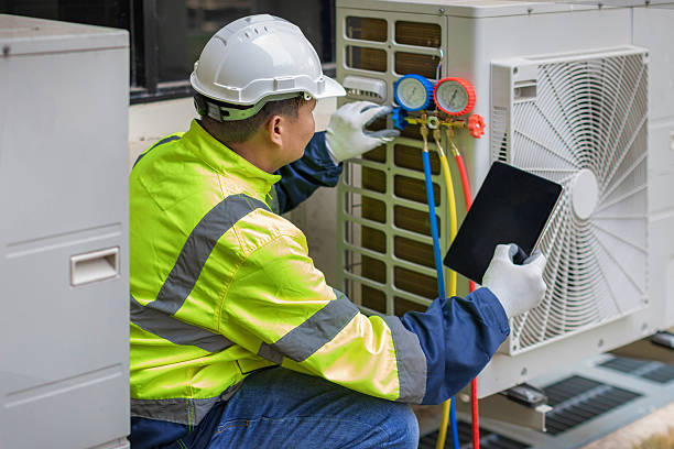 Professional Hvac Maintenance technician working in Burkettsville, OH
